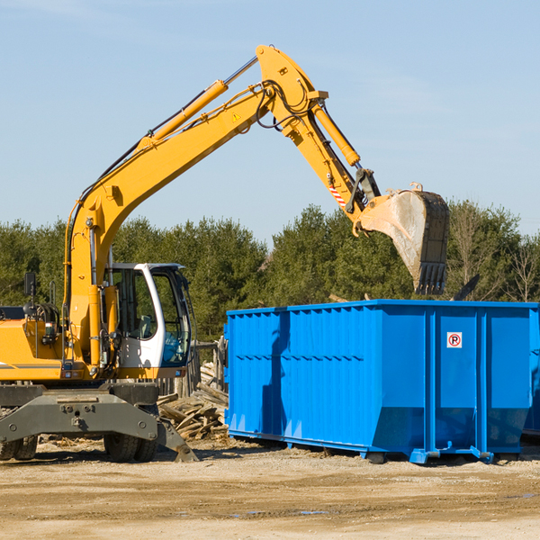 can i choose the location where the residential dumpster will be placed in Brooksville Kentucky